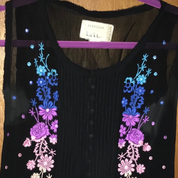 Artelier Nicole Miller Embellished Romper - Picture 4 of 10